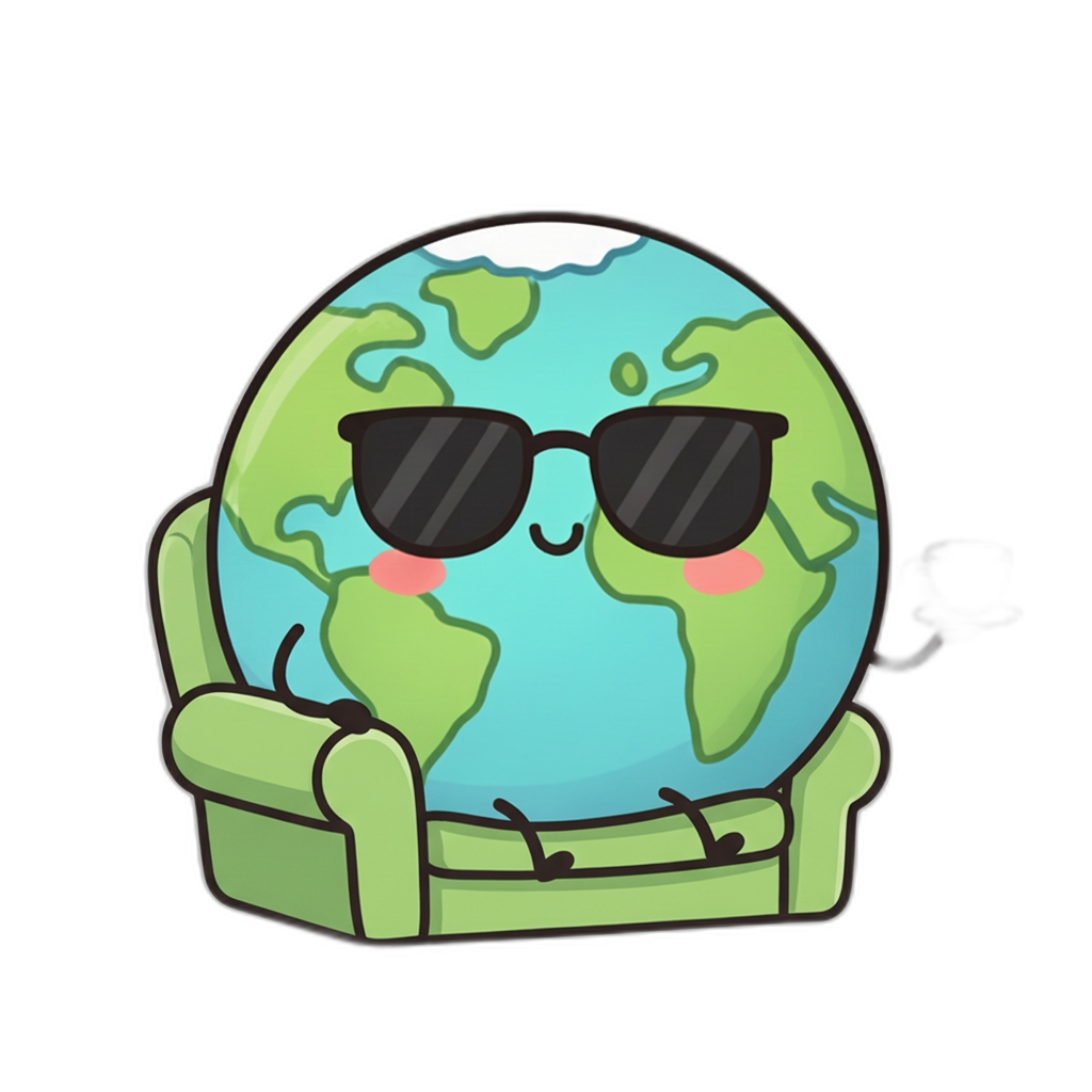 Claro mascot at home